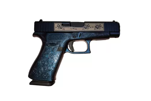 GLOCK 48 9MM BLACK FXD COMM W/FRONT RAILS-Guns & Roses Mongoose Purple