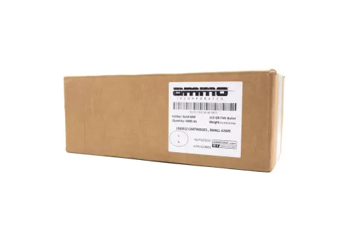 Ammo Inc. Target and Range Handgun Ammunition 9mm Luger 115 gr FMJ 1128 fps 1000/ct Case(20 50/ct Boxes