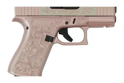 GLOCK 43X 9mm 3.41in 2x10rd MOS Glock N Roses Rose Gold Striker-Fired Pistol (PX4350201FRMOSMODGR)