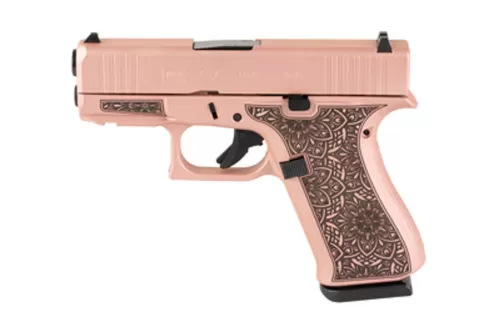 GLOCK 43X 9MM 10RD ROSE GOLD PAISLEY