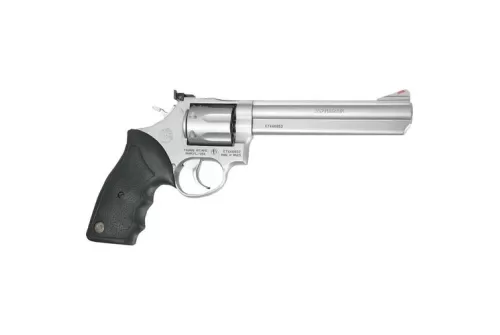 Taurus Model 66 Single-Action/Double-Action Revolver -Stainless Steel - 6