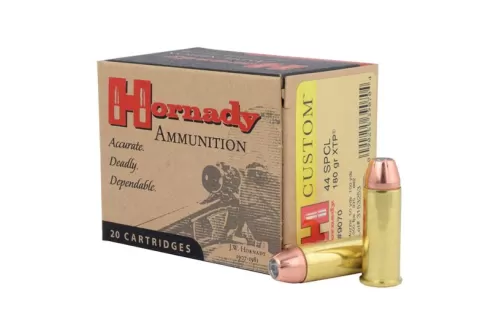 Hornady .44 SPCL 180gr XTP Custom Pistol Ammunition 20rds - 9070