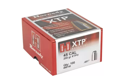 HORNADY .45 Caliber 200Gr XTP Pistol Bullets (45140)