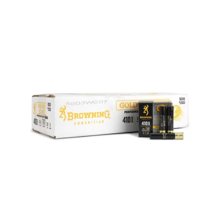 Browning Ammo BGC418 Golden Clays 410Bore 2.50" 1/2oz 8Shot 25 Per Box/10 Case