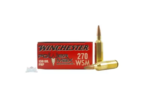 Winchester 270 WSM 130gr PowerMax Bonded Ammunition 20rds - X270SBP
