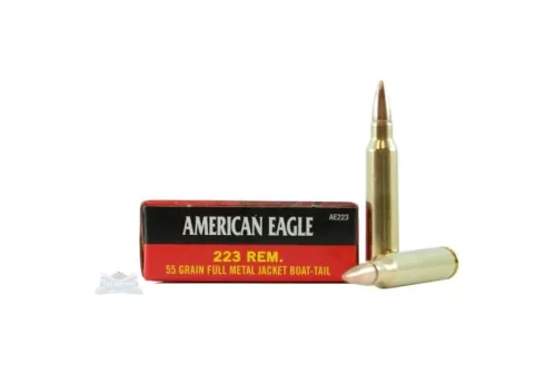 FED AM EAGLE 223REM 55G FMJ BT20/500 UPC: 029465084820