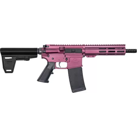 Great Lakes Firearms AR15 5.56mm, 7.5" Barrel, Pistol Brace, 30 rnd - Black Cherry [MPN:GL15223PB CHY]
