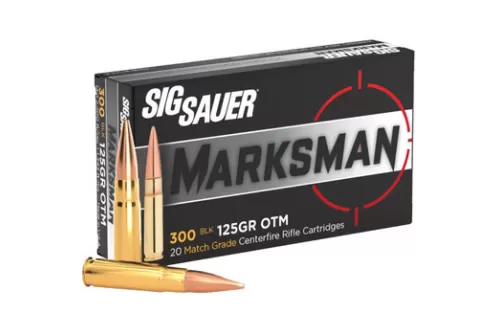 SIG SAUER .300 Blackout 125Gr Supersonic Open Tip Match 20rd Box Ammo (C300A1-20)