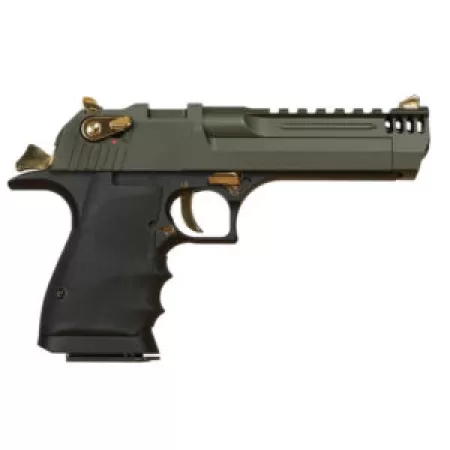 MAGNUM RESEARCH Desert Eagle L5 .357 Magnum 5in 9rd Mil-Spec Green Cerakote/Black Single-Action Pistol (DE357L5MSG)