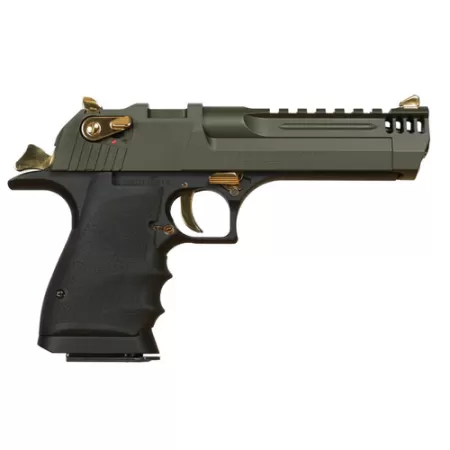 MAGNUM RESEARCH Desert Eagle L5 .357 Magnum 5in 9rd Mil-Spec Green Cerakote/Black Single-Action Pistol (DE357L5MSG)