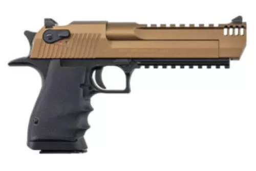MAGNUM RESEARCH Desert Eagle L6 .357 Magnum 6in 9rd Burnt Bronze Cerakote/Black Pistol w/ Picatinny Bottom Rail (DE357L6BB)