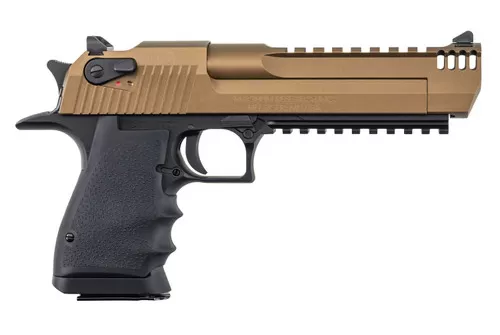 MAGNUM RESEARCH Desert Eagle L6 .357 Magnum 6in 9rd Burnt Bronze Cerakote/Black Pistol w/ Picatinny Bottom Rail (DE357L6BB)