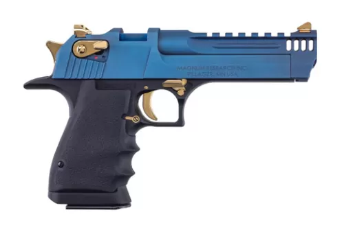MAGNUM RESEARCH Desert Eagle L5 .44 Magnum 5in 8rd Carbo Blue PVD/Black Single-Action Pistol (DE44L5CBG)