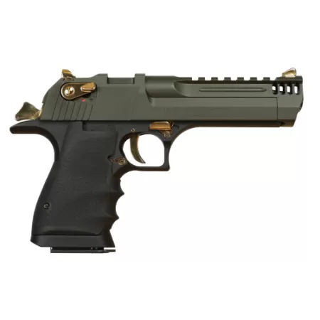 MAGNUM RESEARCH Desert Eagle L5 .50AE 5in 7rd Mil-Spec Green Cerakote/Black Single-Action Pistol (DE50L5MSG)