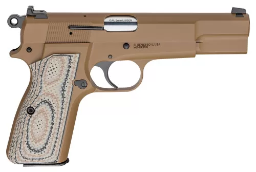 SPRINGFIELD ARMORY SA-35 9mm 4.7in 15rd Coyote Brown Single-Action Pistol (HP9201CB)