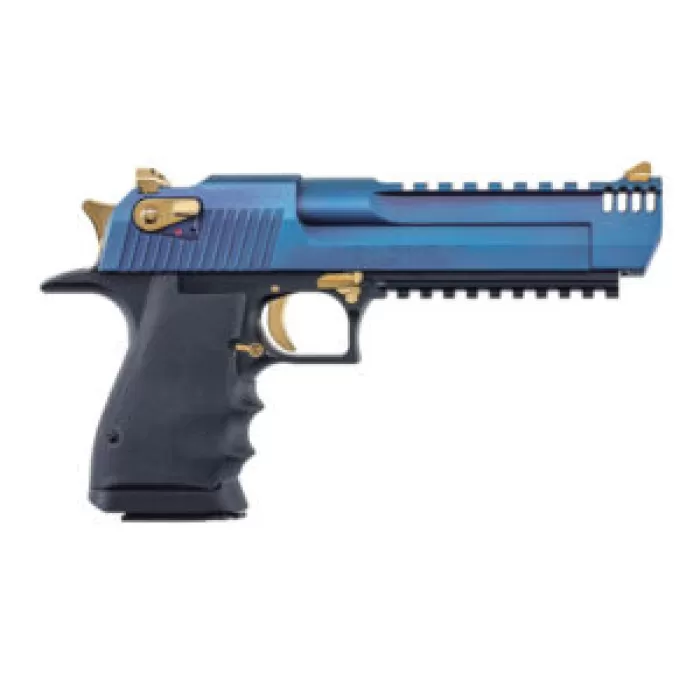 MAGNUM RESEARCH Desert Eagle L6 .357 Magnum 6in 9rd Carbo Blue PVD/Black Pistol w/ Picatinny Bottom Rail (DE357L6CBG)