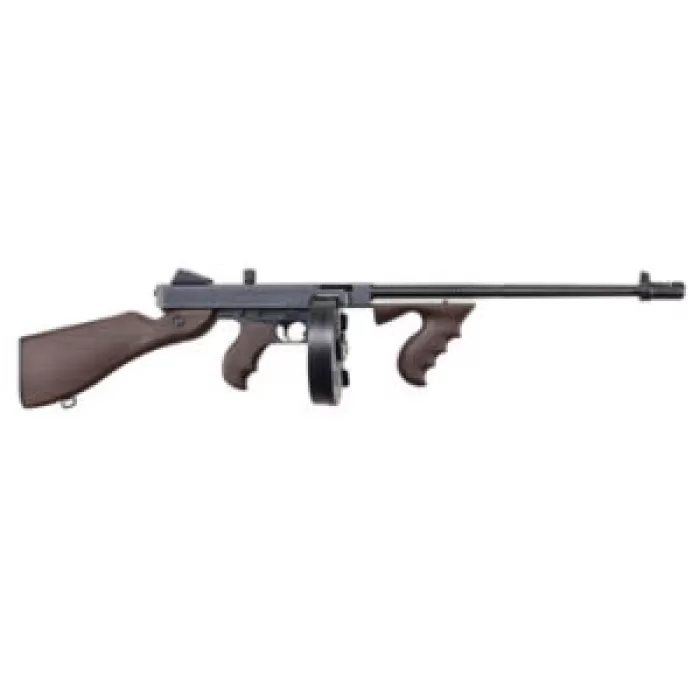 THOMPSON 1927A-1C Lightweight Deluxe 45 Cal Walnut Grain Polymer Furniture Rifle w/ 50rd Drum And 20rd Stick Magazine (T5P50D) THOMPSON 1927A-1C Lightweight Deluxe 45 Cal Walnut Grain Polymer Furniture Rifle w/ 50rd Drum And 20rd Stick Magazine (T5P50D)