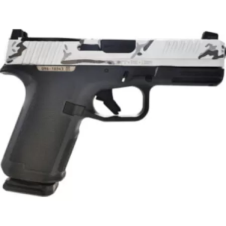 15-SHOT WHITE CAMO SLIDERUGER RXM 9MM LUGER 4" ADJ