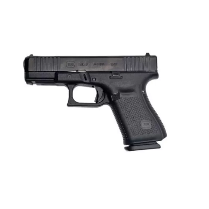 COMPENSATED 15-SHOT BLACK TALOGLOCK 19 V 9MM LUGER FS COMPENSATED 15-SHOT BLACK TALOGLOCK 19 V 9MM LUGER FS