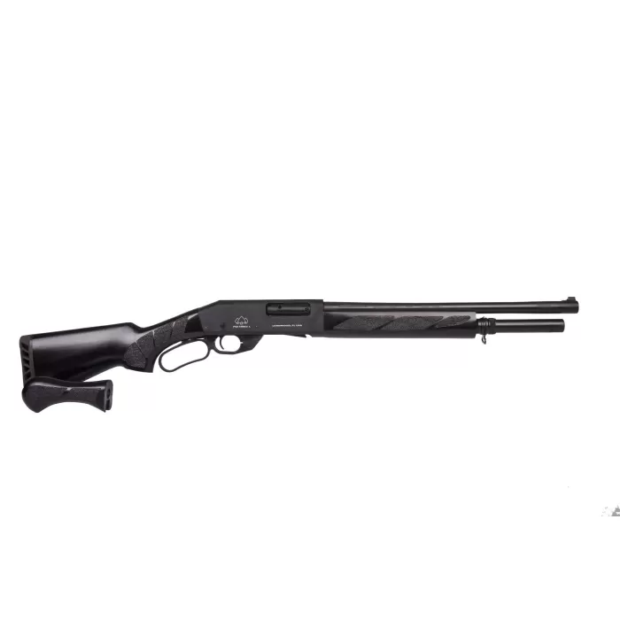 Black Aces Tactical Pro Series L Lever Action Shotgun - Black | 12ga | 18.5" Barrel | Black Furniture Black Aces Tactical Pro Series L Lever Action Shotgun - Black | 12ga | 18.5" Barrel | Black Furniture