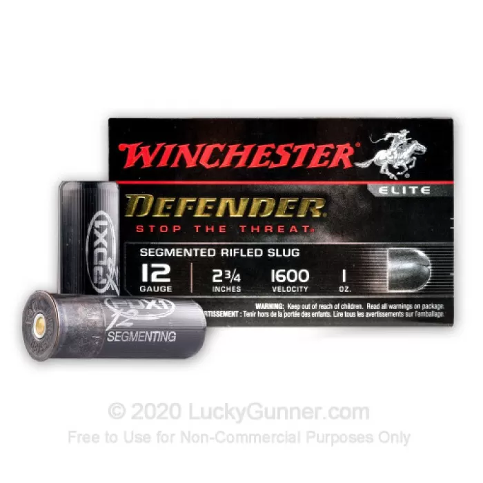 Winchester PDX1 Defender 12 Gauge Segmenting Rifled Slug 2-3/4