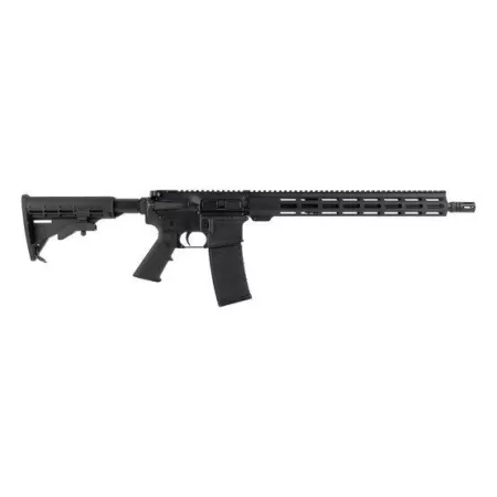 Andro Corp Industries 30016BB ACI-15 Bravo 300 Blackout 30+1 16" Black Nitride Threaded Barrel, Black Anodized Aluminum Receiver w/Picatinny Rail, M-LOK Handguard, M4 Black Polymer Stock, Black A2 Gri