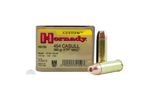 Hornady 454 Casull 300gr XTP Custom Pistol Ammunition 20rds - 9150