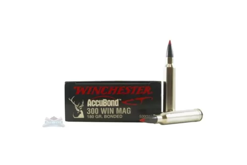 Winchester 300 Win Magnum 180gr Accubond CT Rifle Ammunition 20rds - S300WMCT