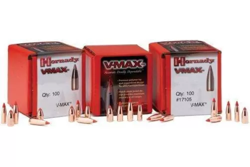 HORNADY V-Max 20 Cal .204 40Gr 100 Per Box Bullets (22006)