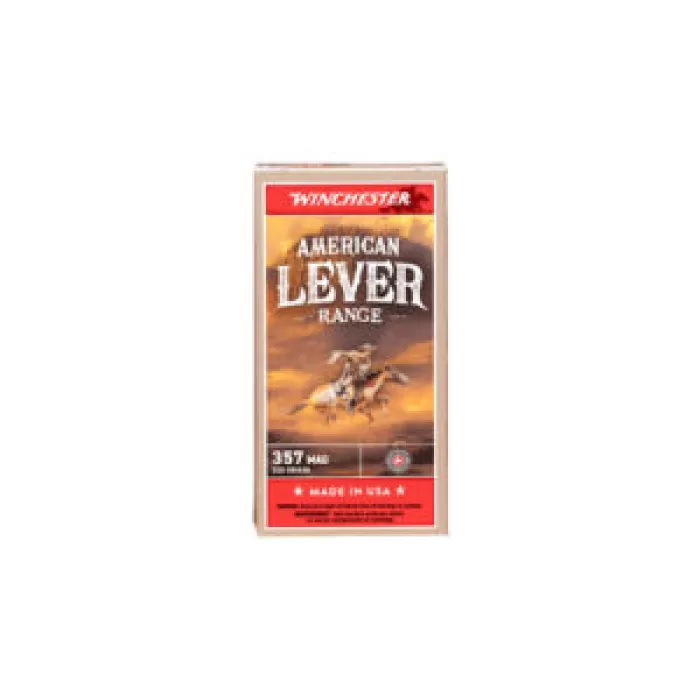 WINCHESTER AMMO American Lever Range .357 Mag 130 Grain 50rd/Box Rifle Ammo (W357AL)
