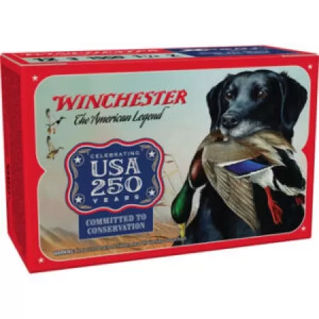 WINCHESTER AMMO 250th Anniversary Edition 12Ga 3in 1-1/8poz #2 10rd Box Shotgun Shells (WEX12250)