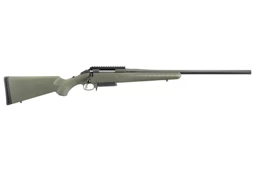 RUGER American Predator 243 Winchester 22in Threaded Barrel 3rd Moss Green Rifle (26972)