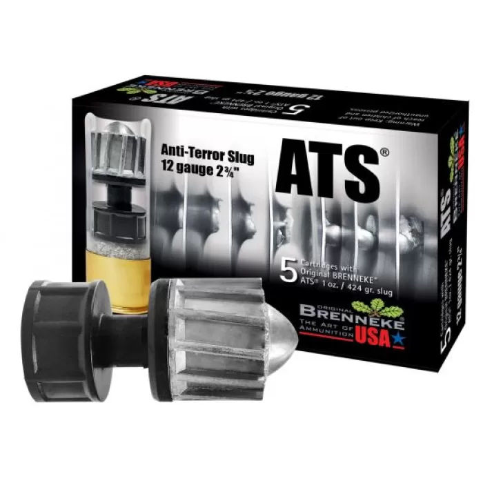 Brenneke Anti-Terror-Slug 12 GA Slug 5-Rounds 2.75" for Personal/Home Defense Brenneke Anti-Terror-Slug 12 GA Slug 5-Rounds 2.75" for Personal/Home Defense