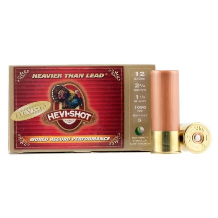 Hevi-Shot 12ga 2.75" 1-1/2oz #5 Hevi-13 Shotshell Ammunition 5rds - 42735 Hevi-Shot 12ga 2.75" 1-1/2oz #5 Hevi-13 Shotshell Ammunition 5rds - 42735
