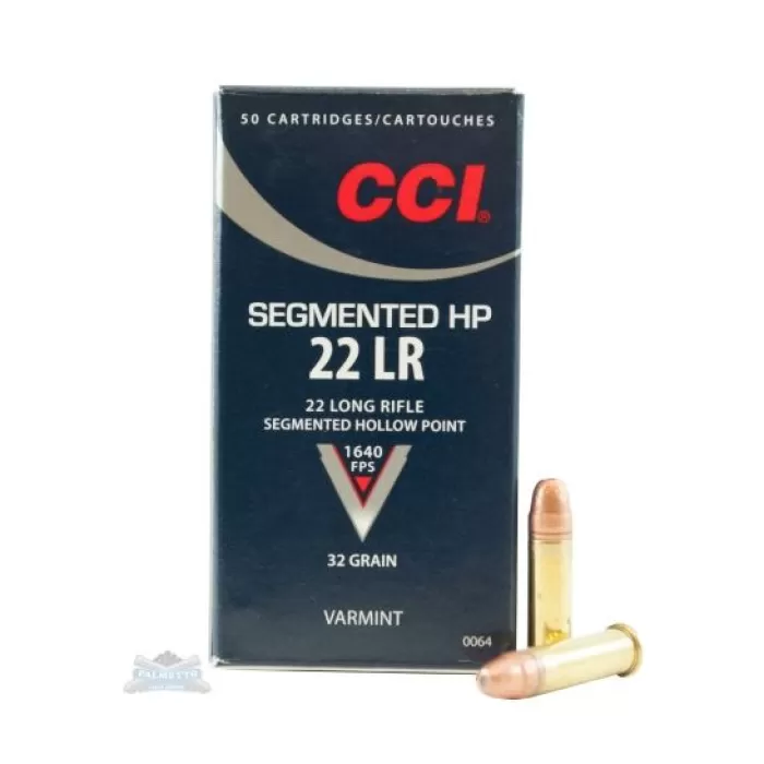 CCI .22 Long Rifle 32 Grain Segmented Hollow Point 50rds - 0064