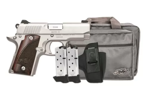 Kimber Mfg. inc Micro 9 3300250 Rtc 9mm 3.15 7r Ss/rosewd