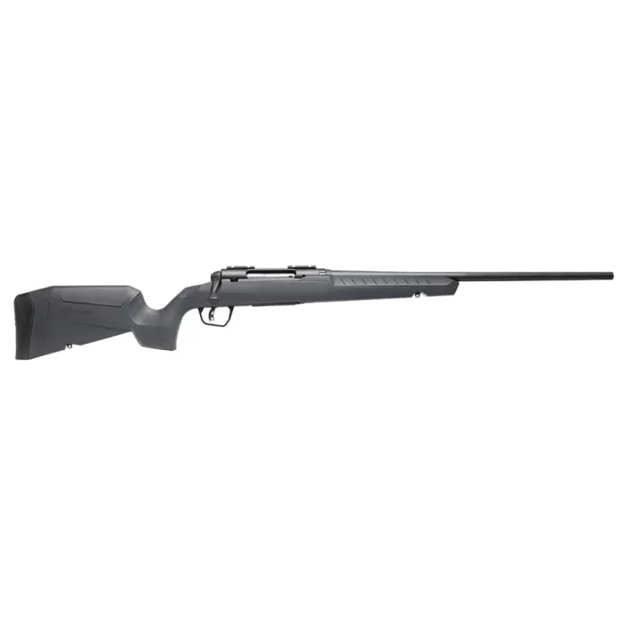 Savage Arms 33134 Axis 2  30-06 Springfield 4+1 20" Matte Black Carbon Steel Threaded Barrel, Drilled & Tapped Receiver, Gray Fixed w/Pistol Grip Synthetic Stock, Right Hand