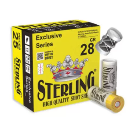 Sterling Exclusive 12 Gauge Shotshell Ammunition, 2 3/4 Inch, 1280 FPS, 1 Ounce, #7 Shot - 25 Cartridge Box ( 25 / 1 )