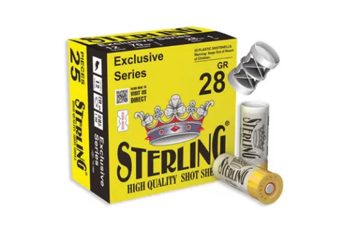 Sterling Exclusive 12 Gauge Shotshell Ammunition, 2 3/4 Inch, 1280 FPS, 1 Ounce, #7 Shot - 25 Cartridge Box ( 25 / 1 )