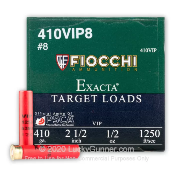 Fiocchi VIP Target 410 Ammo 2-1/2