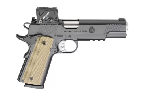 Springfield Armory PO9230COA 1911 Operator AOS 45 ACP 8+1 5" Match Grade Barrel, Carbon Steel Steel Frame w/Beavertail & Picatinny Rail