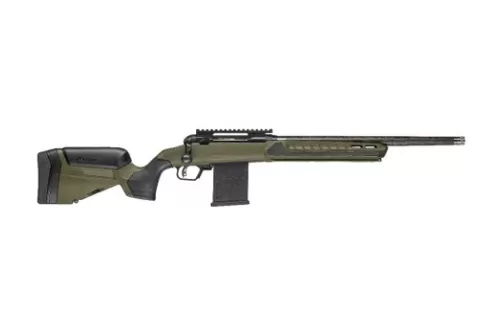 Savage Arms 32664 110 UltraLite Predator 308 Win 10+1 18" Carbon Fiber Barrel, Arca Rail Forend, Hunter Green AccuStock w/AccuFit V2 Synthetic Stock, Right Hand