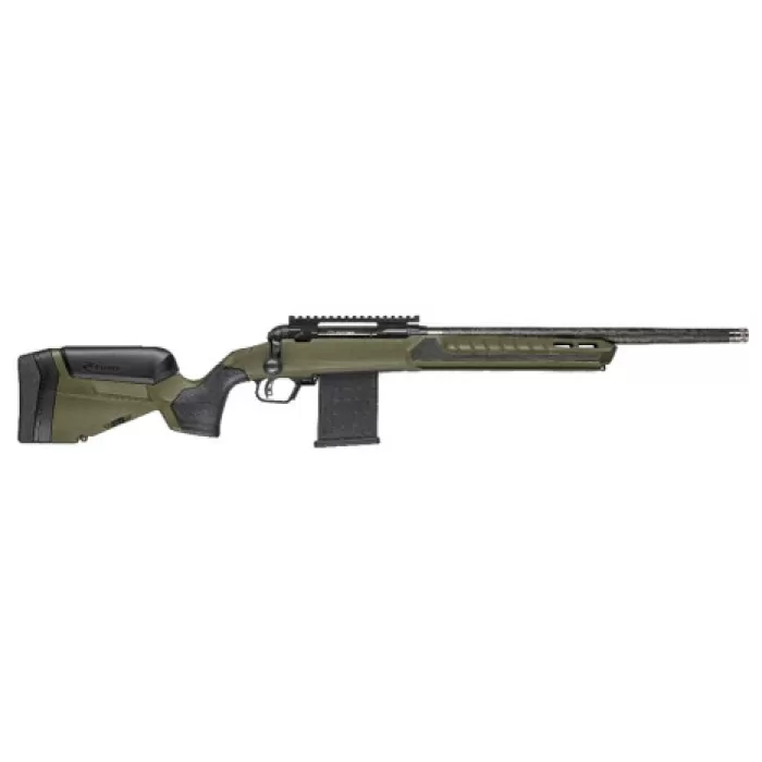 Savage Arms 32664 110 UltraLite Predator 308 Win 10+1 18" Carbon Fiber Barrel, Arca Rail Forend, Hunter Green AccuStock w/AccuFit V2 Synthetic Stock, Right Hand