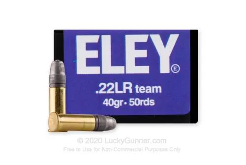 22 LR - 40 Grain LFN - Eley Team - 50 Rounds
