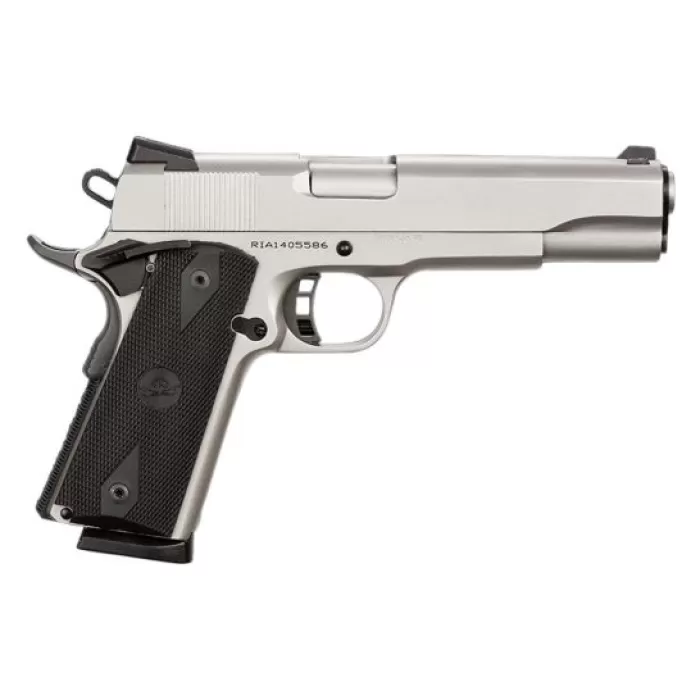 Rock Island Standard FS 45 ACP 8 Round Pistol, Matte Nickel - 51448 Rock Island Standard FS 45 ACP 8 Round Pistol, Matte Nickel - 51448
