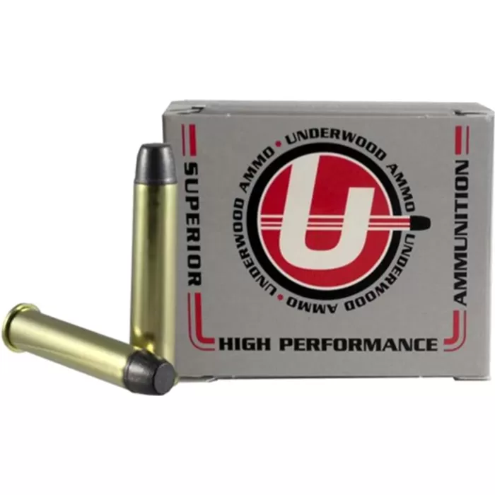 Underwood Ammo .45-70 Government +P 430 Grain Coated Hard Cast Nickel Plated Brass Cased Rifle Ammo, 20 Rounds, 751