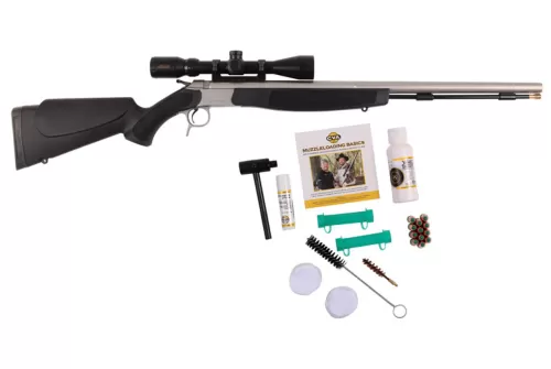 Cva Optima V2 209M .50 Cal 26" 3-9X40 Ss/Blk Syn Access Pack PR2020SVPS