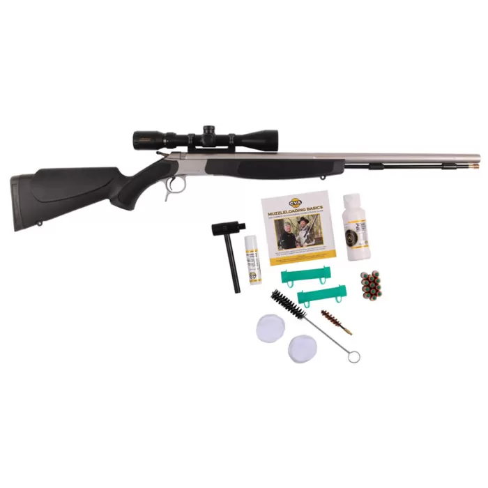 Cva Optima V2 209M .50 Cal 26" 3-9X40 Ss/Blk Syn Access Pack PR2020SVPS Cva Optima V2 209M .50 Cal 26" 3-9X40 Ss/Blk Syn Access Pack PR2020SVPS