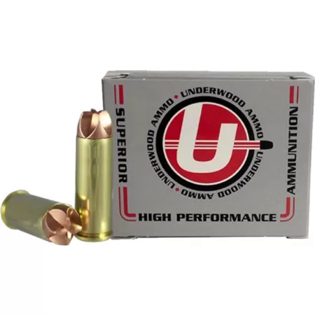 Underwood Ammo .41 Remington Magnum 150 Grain Solid Monolithic Nickel Plated Brass Cased Pistol Ammo, 20 Rounds, 901