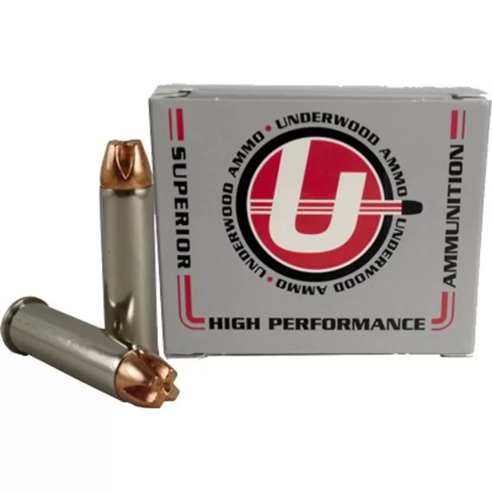 Underwood Ammo .357 Magnum 140 Grain Solid Monolithic Nickel Plated Brass Cased Pistol Ammo, 20 Rounds, 836